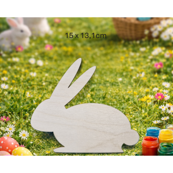 Królik 6 15cm (Marysi), królik 15cm, sklejka 3mm